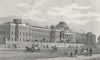 MEDICAL. New Bethlem Hospital, St George's Fields c1830 old antique print