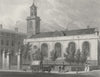 LONDON. St Mary, Aldermanbury 1830 old antique vintage print picture