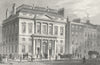 LONDON. Auction Mart, St Bartholomew's Lane 1829 old antique print picture