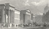 MAIL. New Post Office, St Martins Le-Grand 1828 old antique print picture