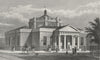 LONDON. The Guildhall, Westminster 1828 old antique vintage print picture