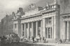LONDON. New Corn Exchange, Mark Lane 1828 old antique vintage print picture