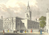 CANADA. St Lawrence, King Street c1830 old antique vintage print picture