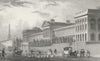 LONDON. Lunatic Hospital, St Luke's 1831 old antique vintage print picture