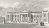 LONDON. Haberdasher's Alms Houses, Hoxton 1828 old antique print picture