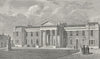 LONDON. Haberdasher's Alms Houses, Hoxton 1828 old antique print picture