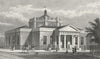 LONDON. The Guildhall, Westminster 1828 old antique vintage print picture