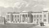 LONDON. Haberdasher's Alms Houses, Hoxton 1828 old antique print picture