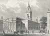 CANADA. St Lawrence, King Street c1830 old antique vintage print picture