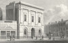 LONDON. Asylum for poor Blind, Westminster Road 1829 old antique print picture