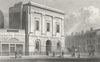 LONDON. Asylum for poor Blind, Westminster Road 1829 old antique print picture