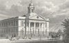 LONDON. St Mary Le-Bone Chapel, John's Wood Road 1828 old antique print