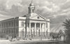 LONDON. St Mary Le-Bone Chapel, John's Wood Road 1828 old antique print