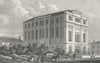 LONDON. Buildings, Highfield, Camden Road 1829 old antique print picture