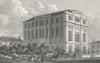 LONDON. Buildings, Highfield, Camden Road 1829 old antique print picture