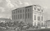 LONDON. Buildings, Highfield, Camden Road 1829 old antique print picture