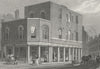 KINGS. King's Weigh House, Little east Cheap 1829 old antique print picture