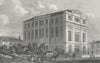 LONDON. Buildings, Highfield, Camden Road 1829 old antique print picture