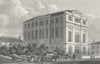 LONDON. Buildings, Highfield, Camden Road 1829 old antique print picture