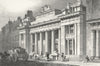 LONDON. New Corn Exchange, Mark Lane 1828 old antique vintage print picture