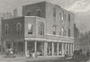 KINGS. King's Weigh House, Little east Cheap 1829 old antique print picture