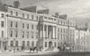 LONDON. Furnivals Inn, Holborn 1828 old antique vintage print picture