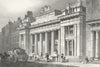 LONDON. New Corn Exchange, Mark Lane 1828 old antique vintage print picture