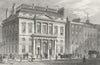 LONDON. Auction Mart, St Bartholomew's Lane 1829 old antique print picture