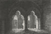 BUILDINGS. Double arch, Tower of Raunds Church c1780 old antique print picture