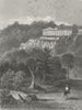NEW YORK. Saratoga Springs U S c1836 old antique vintage print picture