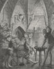 PRIESTS. Edward Underhill preaching Gate Tower c1845 old antique print picture