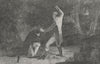 ROGUES. Murder committed, Eugene Aram c1800 old antique vintage print picture