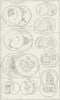 COINS. Dutch Florin Ducat; Danish Rixdale; Bavaria 1823 old antique print