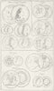 COINS. France; Dollar English Crown Escalin Ryder 1823 old antique print