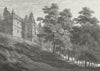 SCOTLAND. Darnaway Castle 1805 old antique vintage print picture