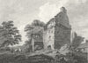 SCOTLAND. Deskford Castle 1805 old antique vintage print picture