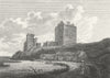 SCOTLAND. Spynie Palace 1805 old antique vintage print picture