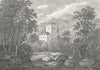 SCOTLAND. Woodhouselee c1800 old antique vintage print picture