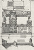 CASTLES. Liv III de Planimetrie Planche CIII 1702 old antique print picture