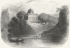 INDIA. Chillan Tarah Ghat, Bundelkhund c1820 old antique vintage print picture