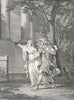 TEMPLES. Ah formons ces doux noeuds temple Vénus c1800 old antique print