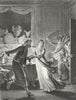 ITALY. Si, Si, brindisi a te c1800 old antique vintage print picture