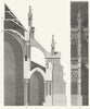EXETER CATHEDRAL. Kendall restoration print c1830 old antique picture