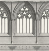 EXETER CATHEDRAL. Kendall restoration print c1830 old antique picture