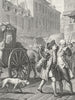 COACHES. M'as abandonne, mais Je t'aimerai toujours c1800 old antique print