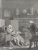 FAMILY. fils, souvenez-point bonheur sans vertu 1804 old antique print picture