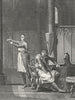 KNIGHTS. Armour seated c1800 old antique vintage print picture