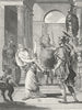 ROMANS. Soldiers centurions lady c1800 antique vintage print picture