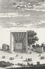 LARDIN DE BAUME. Mallet 1702 old antique vintage print picture