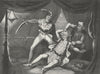 IRAN. Death of Kouli Khan India c1800 old antique vintage print picture